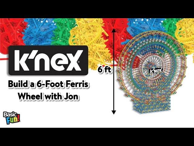 Building a 6-Foot K'NEX Ferris Wheel!