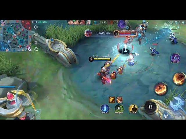 DADDY HOOKED KADITA DURING HER ULTI  | DADDY FRANCO | MOBILE LEGEND