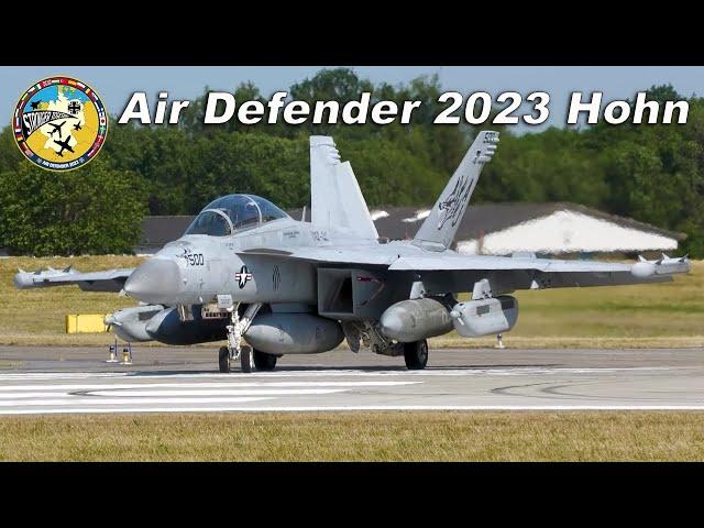 [4K] Awesome: Many Fighter jets LOUD take off - NATO exercise "Air Defender 2023"