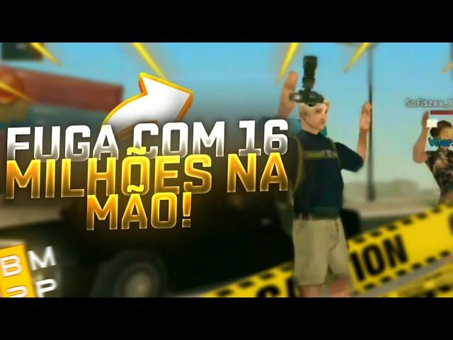 GTA BMRP | DANDO FUGA DOS BANDIDOS COM R$16.MILHÕES