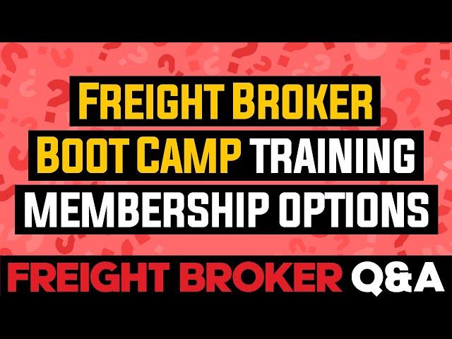 What is Freight Broker Boot Camp?