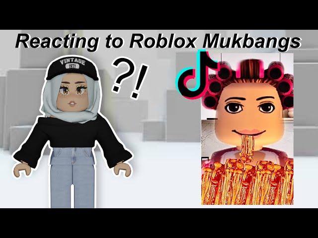 Reacting to Roblox Mukbangs AGAIN….