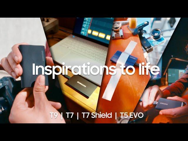 Portable SSD: Inspiration to life | Samsung