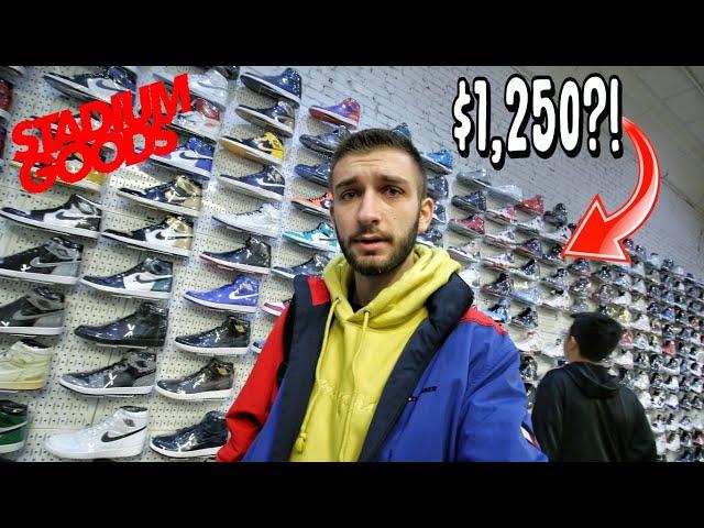 SHOPPING at STADIUM GOODS for $1,250 AIR JORDANS...