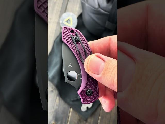 Spyderco Dragonfly 2 - PD#1 Burgundy Sprint Run - Available at GPKNIVES.com! #Spyderco