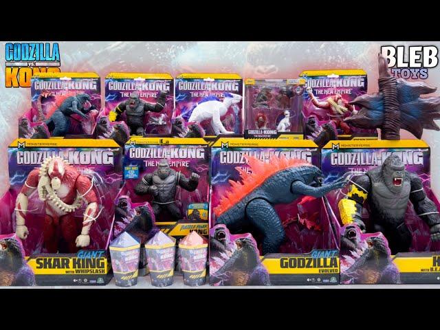 Godzilla X Kong toy collection ASMR unboxing | The New Empire | Giant Kong and Godzilla | Battle Axe