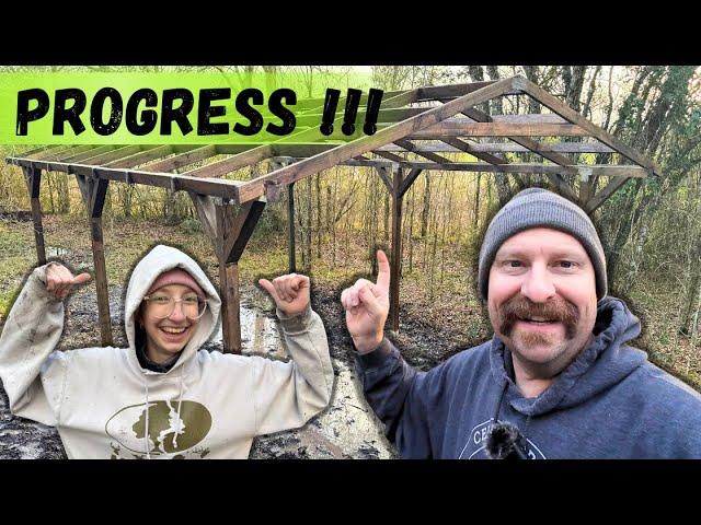 Pole Barn Progress! Tackling the Roof & Next Steps