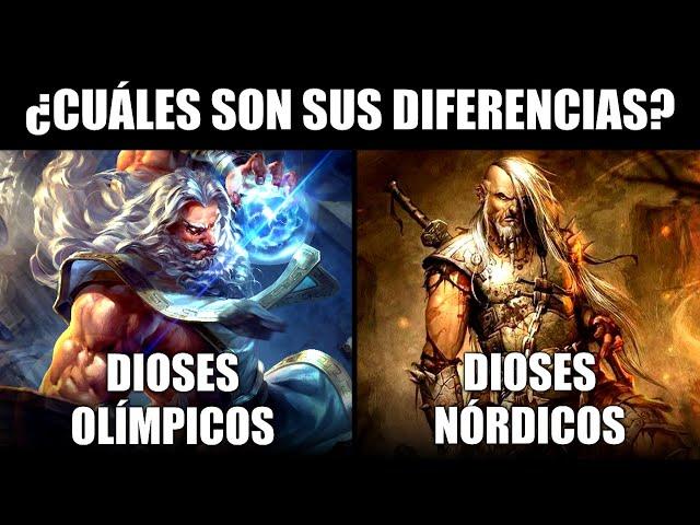 ¿CUÁLES SON LAS DIFERENCIAS ENTRE LOS DIOSES OLÍMPICOS Y LOS DIOSES NÓRDICOS? | Mitología 