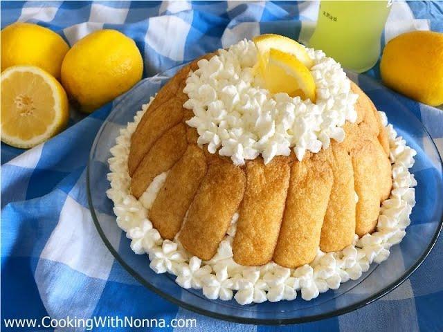 Limoncello Zuccotto - Rossella Rago   Cooking with Nonna