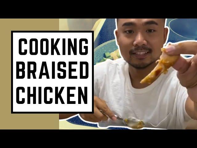 Cooking braised Chicken Ep. 199 - WhatNowTommy Hawaii Vlogs