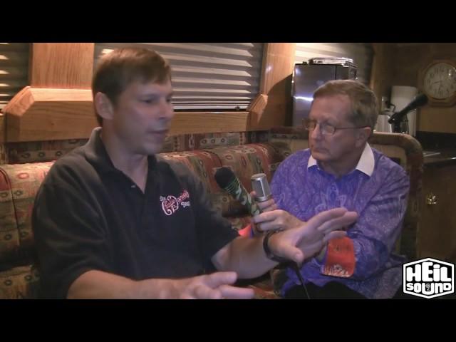 Bob Heil and Bob Workman talk on Charlie Daniels' bus