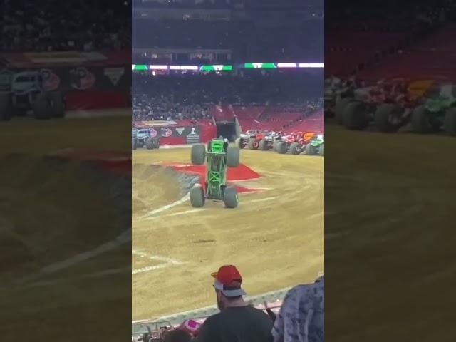 Bicycle to Moonwalk from Tyler Menninga in Grave Digger! | Houston 2021 #monsterjam #shorts #2021