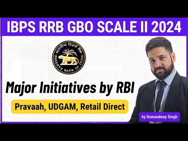 IBPS RRB Scale II 2024: Major initiatives by RBI