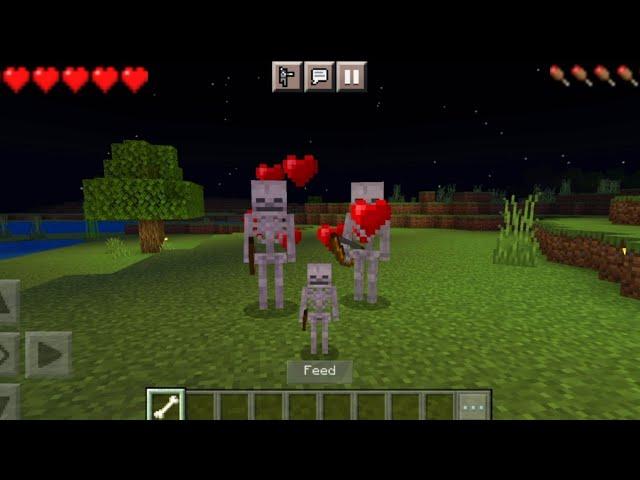 How To Breed Skeletons In Minecraft (Breed-able Skeleton Add-on)