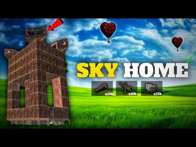 OXIDE - I BUILD SKY BASE Я строю небесную базу ️ #oxide #rust #trending