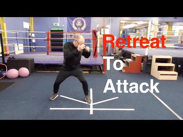 Boxing Footwork Drill - Retreat to Attack