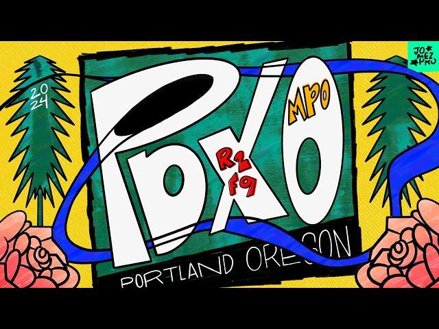 2024 Portland Open | MPO R2F9 | Buhr, Gibson, Heimburg, Latta | Jomez Disc Golf