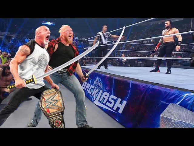 WWE 22 December 2024 Roman Reigns VS. Goldberg VS. Brock Lesnar VS. B Lashley VS. All Raw SmackDown