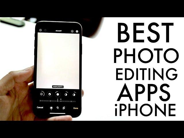Best FREE Photo Editing Apps For iPhone! (2022)