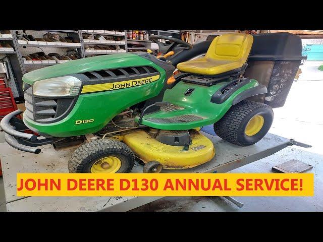 John Deere D130 Riding Mower | Full Annual Service!