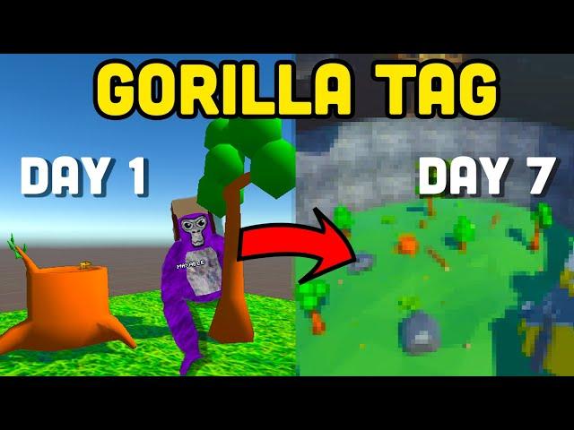 I made a Gorilla Tag FAN GAME in 1 WEEK!