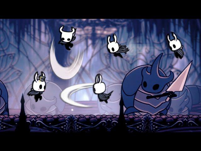 Hollow Knight - Speedrunner vs. 4 Hunters on Steel Soul AGAIN