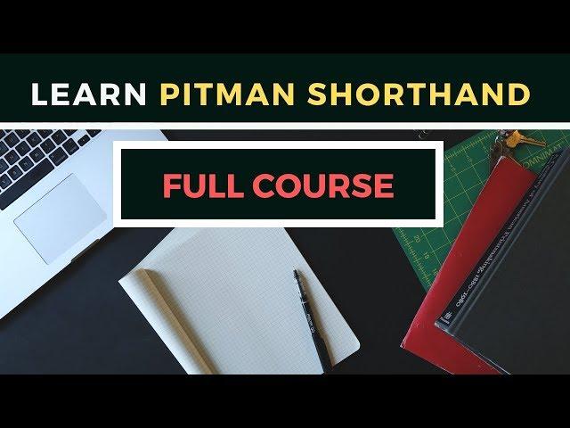 This is PITMAN Shorthand Course