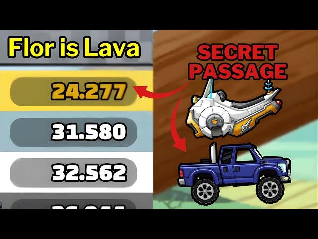 Only HoverBike Can Do That in Today's Community Showcase "Flor is Lava" - Hill Climb Racing 2