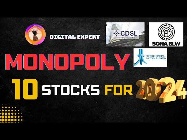 Best Monopoly Stocks 2024 | High potential Monopoly stocks to buy Now | Long term Investment