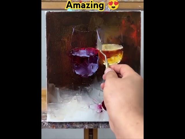 Incredible Palette Knife Painting Technique