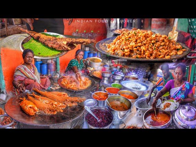 India’s Highest Selling Fish Items | Only Rs.100 | Prawn & Squid | Naga’s Mass | Street Food India