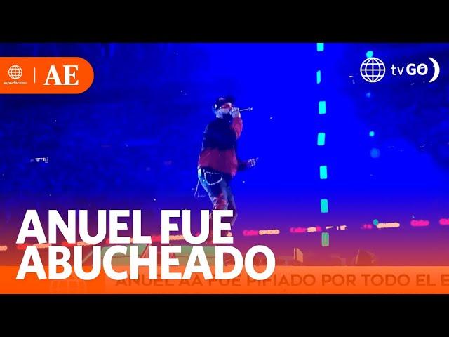 Anuel fue abucheado por el estadio Santiago Bernabéu |  América Espectáculos (HOY)