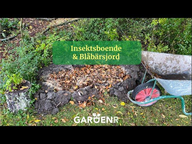 Insect housing and blueberry soil - Gardenhacks by GardenR