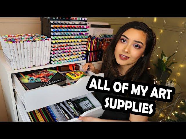 My MASSIVE Art Supply Collection