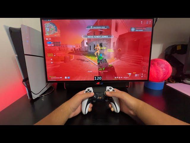 POV: PS5 Slim + Dualsense Edge + 1440p Monitor | Rebirth Island 40 Kills