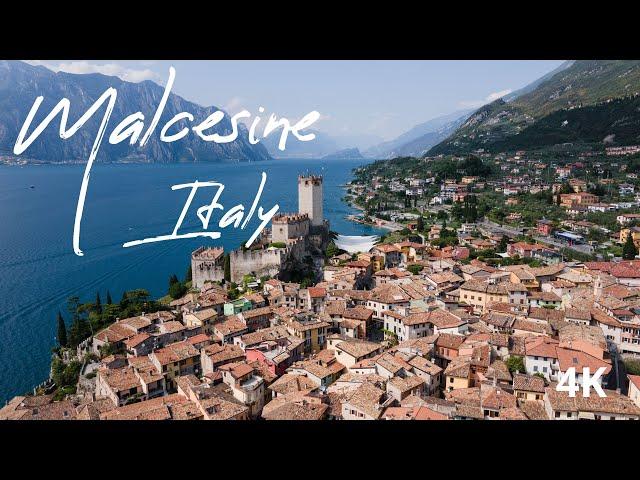 [4K] Scenic Lake Garda in Italy: Malcesine Drone Film