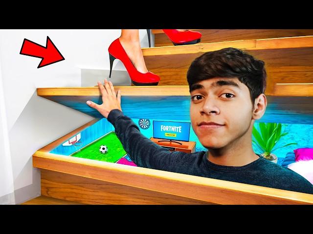 I Built 5 SECRET Rooms You’d Never Find In Minecraft!
