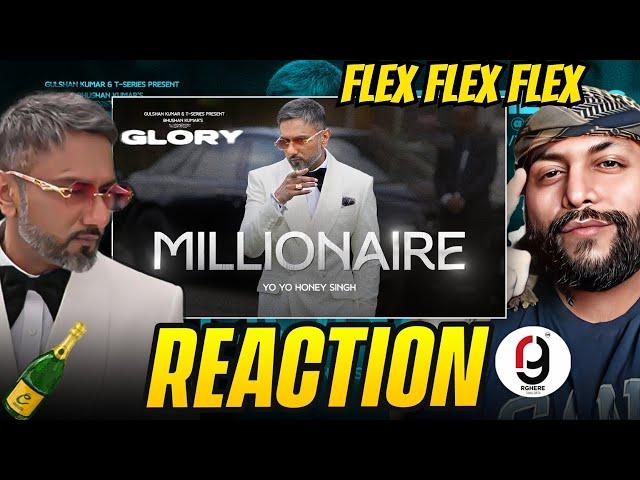 MILLIONAIRE SONG (Full Video): YO YO HONEY SINGH | GLORY | LEO | TEJI SANDHU | REACTION BY RG #glory