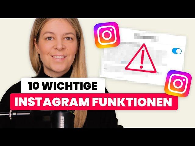 10 WICHTIGE Instagram Einstellungen & Funktionen ️ kennst du alle schon?