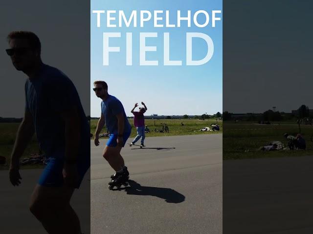 He Almost SAVED it #skating at Tempelhof Airfield