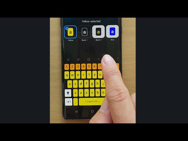 Simple way to change keyboard color on Samsung phones