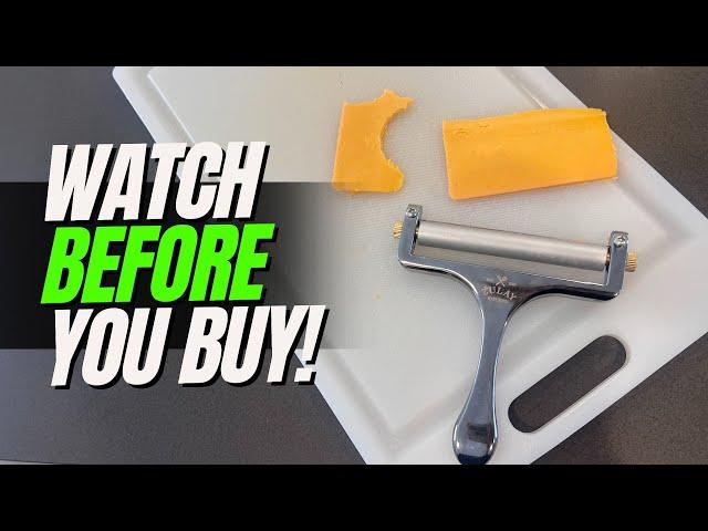 Is it WORTH it? - Zulay Kitchen Stainless Steel Wire Cheese Slicer - ADJUSTABLE!