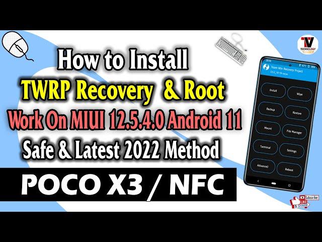 How to Install TWRP Recovery & Root On POCO X3 NFC (Surya/Karna) Latest 2022 Method 