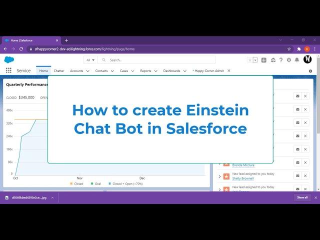 How to create Einstein Chat Bot in #Salesforce