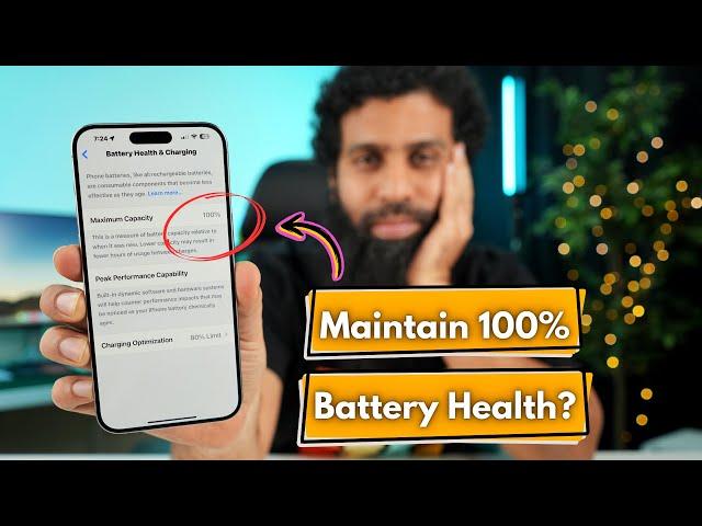 Maintain 100% Battery health on iPhone in Hindi 2024