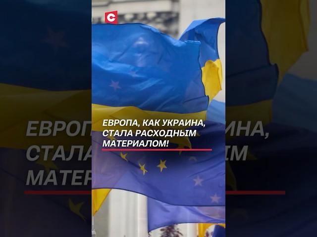 Гриц: Европа, как Украина, стала расходным материалом! #украина #сво #политика #война #ес #новости