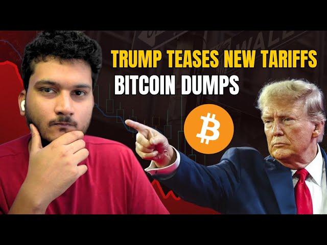TRUMP's NEW TARIFF THREAT DUMPS BITCOIN - WHAT TO DO NEXT? | Crypto Market Update