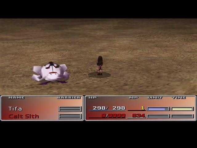 Final Fantasy VII - Lvl 6 Tifa vs Ruby Weapon