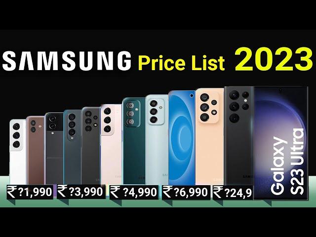 Samsung All New & Best Mobiles Price List 2023