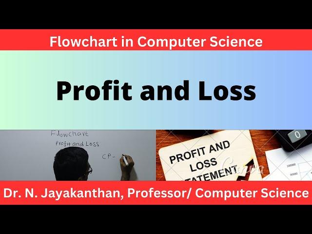 Flowchart to Calculate Profit and Loss